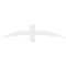 Ekena Millwork Bellingham Architectural Grade PVC Gable Bracket, 60"W x 12 1/2"H x 4"D x 4"F, 5/12 Pitch GBP060X13X0404BEL00 - alternate 4